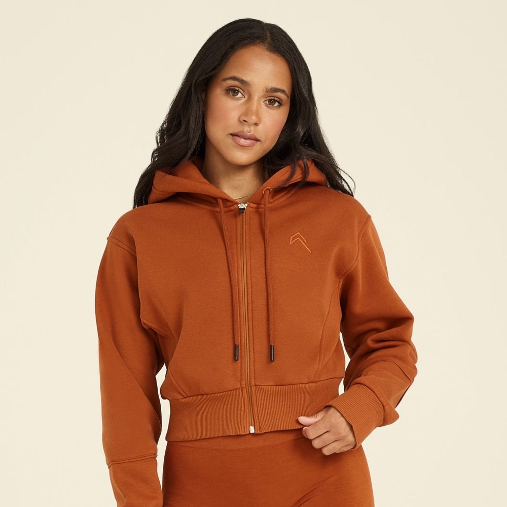 Oner Active Classic Lounge Cropped Zip-Through Hoodie
